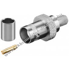 Goobay BNC krimp csatlakoz� RG59/U k�belhez aranyozott t�vel