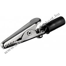 Goobay krokodilcsipesz csavarral 51mm fekete