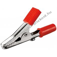 Goobay krokodilcsipesz 45mm piros