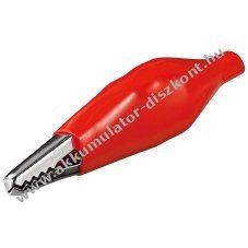 Goobay krokodilcsipesz 48mm piros