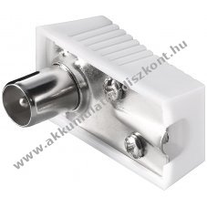 Goobay koaxi�lis sz�gcsatlakoz� csavarr�gz�t�ssel m�anyagb�l