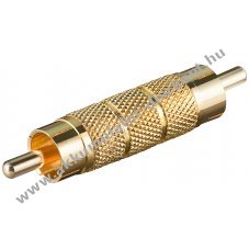 Goobay RCA adapter aranyozott csatlakoz�val RCA dug� RCA dug�