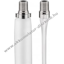 Goobay SAT ablak�tvezet� lapos F-csatlakoz� 0,2m