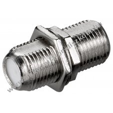 Goobay F-csatlakoz� adapter F aljzat F aljzat cink
