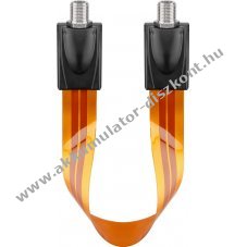 Goobay SAT-ablak�tvezet� k�bel F-csatlakoz� 0,2m ultrav�kony