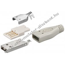 Goobay USB-A csatlakoz� forraszthat� 2,5W 0,5A USB 2.0