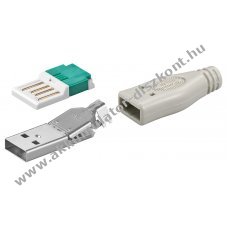 Goobay USB-A csatlakoz� 2,5W 0,5A 480Mbit/s USB 2.0 csomag