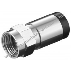 Goobay Kompressions-f-csatlakoz� 7mm cink nikkelezett �rintkez�kkel