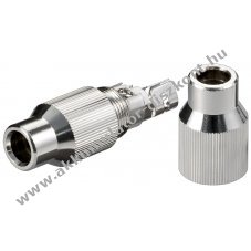 Goobay koax k�belcsatlakoz� csavaros r�gz�t�ssel f�m kivitel