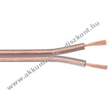 Goobay hangsz�r�k�bel 100m 2 x 0,75 mm2 CCA �tl�tsz�