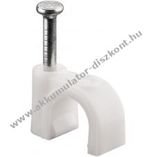 Goobay k�belbilincs 7mm feh�r 100db/csomag