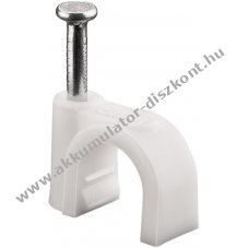Goobay k�belbilincs 8mm feh�r 100db/csomag