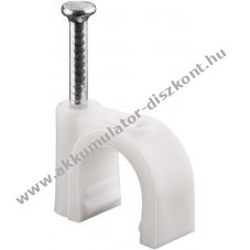 Goobay k�belbilincs 9mm feh�r 100db/csomag