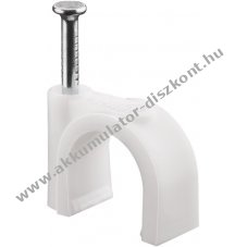 Goobay k�belbilincs 12mm feh�r 100db/csomag