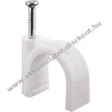 Goobay k�belbilincs 16mm feh�r 100db/csomag