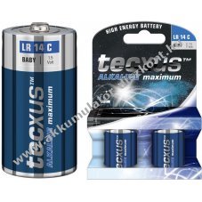 Tecxus C (b�bi) alk�li elem 2db/csomag 1,5V