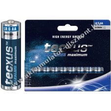 Tecxus LR6 AA (Mignon) alk�li-mang�n ceruza elem 10db/csomag