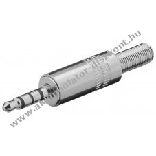Goobay 3,5mm 4-p�lus� sztere� jack dug�