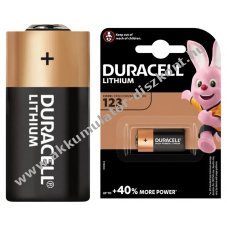Duracell CR123A (DL123) 3V 1db/csomag Lithium