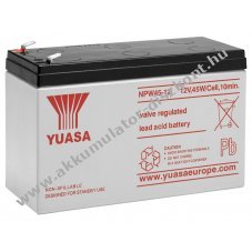 Yuasa NPW45-12 12V 8,5Ah Faston 6,35mm AGM �lom Akkumul�tor