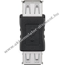 Goobay USB-A adapter csatlakoz� fekete 2,5W 0,5A USB 2.0