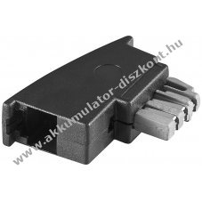 Goobay TAE-N telefonadapter RJ11 RJ14 6P4C csatlakoz�val