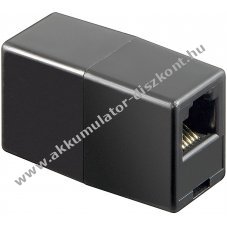 Goobay RJ12 telefonadapter 6P6C aljzat 6P6C aljzathoz