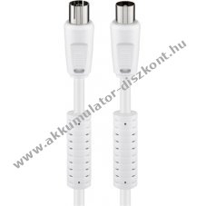Goobay antennak�bel ferritmaggal 2,5m koaxi�lis csatlakoz�val