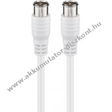 Goobay F-Quick SAT antenna k�bel 2,5m dupla �rny�kol�s F-csatlakoz�val