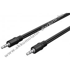 Goobay 3,5mm sztere� AUX �sszek�t� k�bel 10m fekete lapos