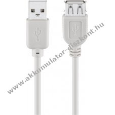 Goobay USB-A hosszabb�t� k�bel 1,8m USB 2.0 480 Mbit/s
