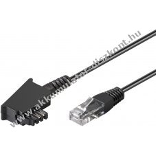 Goobay TAE-F RJ45 DSL VDSL routerk�bel 15m cink vezet�k