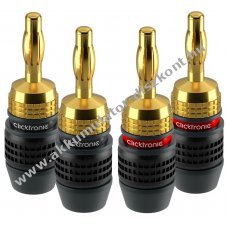 Pr�mium ban�ndug� adapter 6,0mm vezet�khez, aranyozott �rintkez�kkel, szerelhet� kivitel