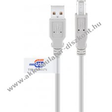 Goobay USB-A USB-B k�bel 5m USB 2.0 480 Mbit/s