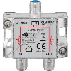 Goobay SAT eloszt� 2 csatorn�s 5 MHz - 2400 MHz