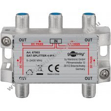 Goobay SAT eloszt� 4 csatorn�s 5 MHz 2400 MHz