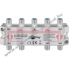 Goobay SAT eloszt� 8 csatlakoz�s 5 MHz - 2400 MHz