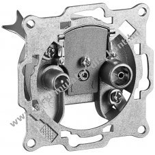 Goobay 2 lyuk� antennacsatlakoz� koaxi�lis aljzattal �s dug�val