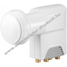 Goobay Universal Quattro LNB digit�lis SAT-LNB DVB-S2 t�bbfelhaszn�l�s rendszerekhez