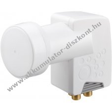 Goobay Universal Quad digit�lis SAT-LNB 4 vev�h�z DVB-S2 t�mogat�ssal