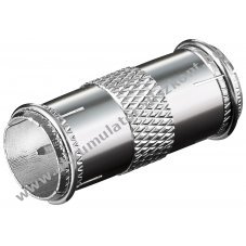 Goobay F-Quick Adapter F-csatlakoz� F-csatlakoz�hoz r�z-cink �tv�zetb�l