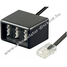 Goobay TAE telefonadapter RJ45 csatlakoz� 3x TAE N/F/N aljzat