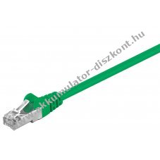 Goobay CAT 5e SF UTP z�ld h�l�zati k�bel CCA 2x RJ45 10/100/1000 Mbit/s