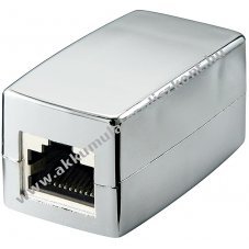 Goobay RJ45 Crossover modul�ris csatlakoz� CAT 5e 2x RJ45 aljzat