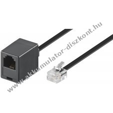Goobay telefonk�bel 10m RJ11 csatlakoz�val CCA vezet�k