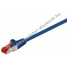 Goobay CAT 6 patchk�bel S/FTP PiMF 0,5m k�k LSZH