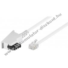 Goobay telefonk�bel 15m TAE-F csatlakoz� RJ11 csatlakoz� k�bel