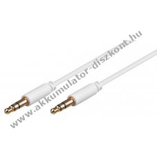Goobay 3,5mm sztere� jack �sszek�t� k�bel 2m aranyozott csatlakoz�val
