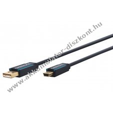 Clicktronic USB-A USB-Mini-B 2.0 adapterk�bel 1,8m 480Mbit/s