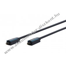 Clicktronic Toslink optikai k�bel 1m pol�mer f�nyvezet�vel